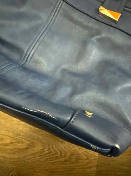 Photo of free Blue zip top convertible shoulder/handbag (Common Edge FY4) #2