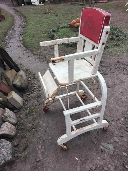 Photo of free Vintage chair/highchair (Near Newtown, Powys LD1) #2