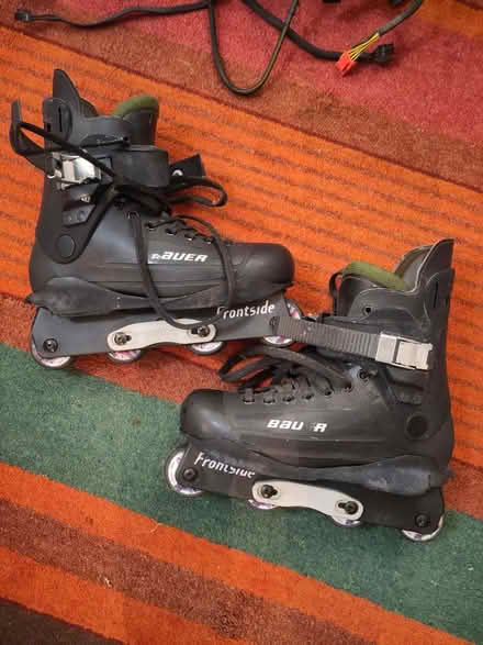 Photo of free 90's Bauer inline skates size 8 (Haddenham CB6) #1