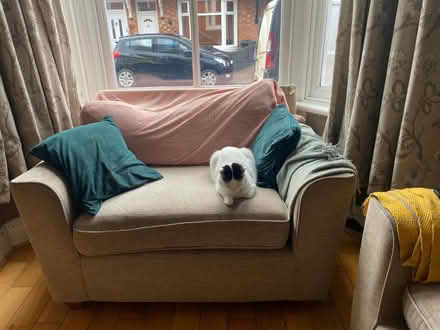 Photo of free Two sofas - 3 seater and 2 seater (Market Harborough LE16) #1