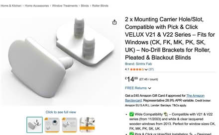 Photo of free Velux Blind (Leigh Park BA13) #4