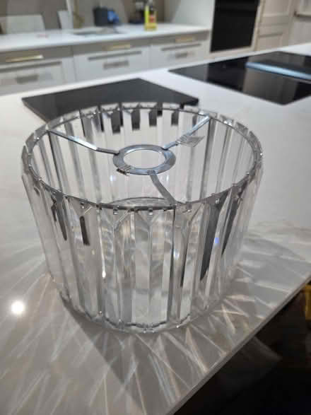 Photo of free Small crystal effect lamp shade (New Ash Green DA3) #1