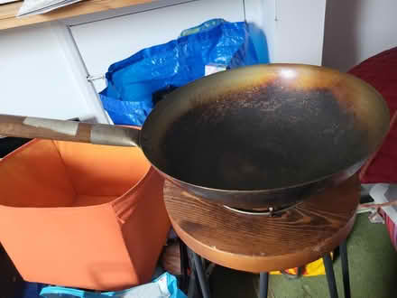 Photo of free Wok with holder (Norton Lees S8) #1