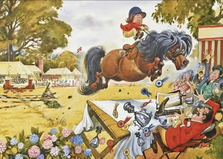 Photo of free 1000 piece jigsaw - Thelwell Pony (Castle Ward Lancaster) #1