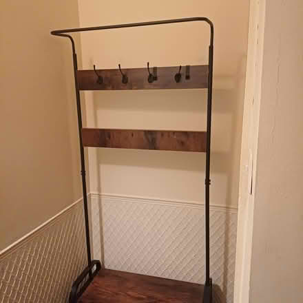Photo of free Coat and shoe rack (Drighlington, Bradford BD111DH) #1
