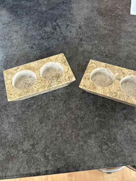 Photo of free Limestone tea light holders (Waterlooville PO8) #1