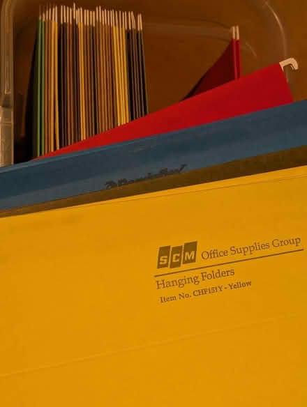 Photo of free File folders (Arlington, ma) #1