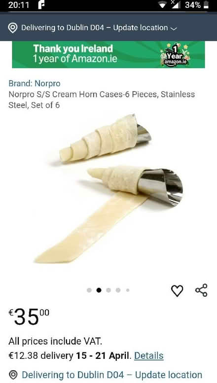 Photo of free Pipping nozzles and stainless pastry cream horns (Millhouses S7) #3
