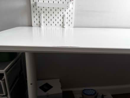 Photo of free Ikea corner desk and peg board (EH41NS) #2