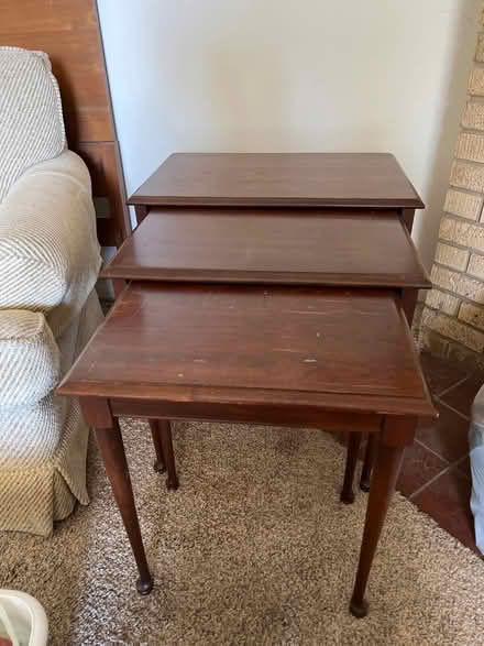 Photo of free Set of 3 nesting tables (La Cañada) #3