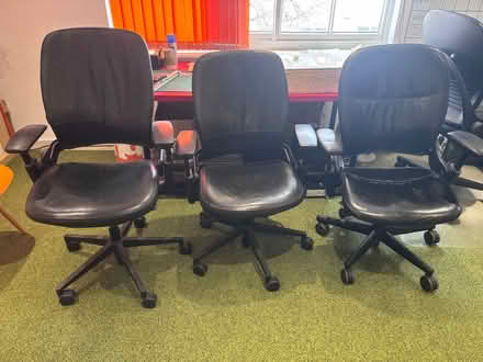 Photo of free 3 office chairs (Town Centre SG5) #1