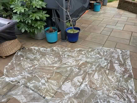 Photo of free Large thick clear plastic sheeting (Roffey RH12) #1