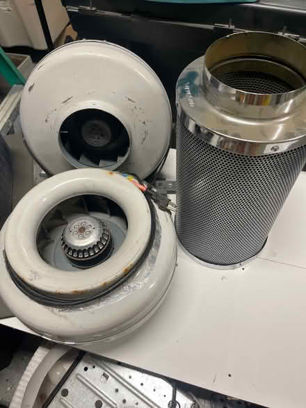 Photo of free Two fans and a odor diffuser filter (Commerce City Reunion) #1