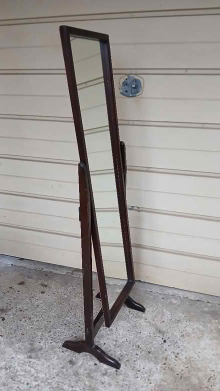 Photo of free Full length mirror in wooden stand (Lexden CO3) #1