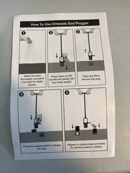 Photo of free Sod Plugger/bulb planter (Grove Rd and Harris) #3