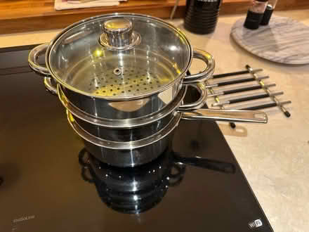 Photo of free 3 tier 21cm stainless steamer (Ingatestone CM4) #1