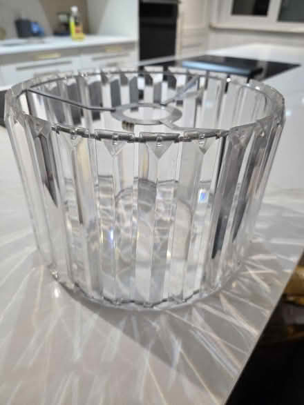 Photo of free Small crystal effect lamp shade (New Ash Green DA3) #2