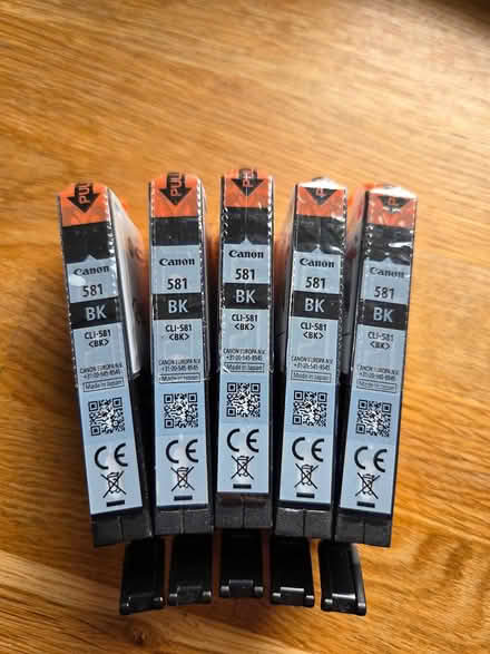 Photo of free 5 x black ink cartridges canon 581 (Crag Bank, LA5) #1