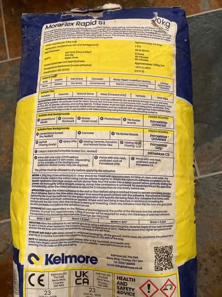 Photo of free Tile Adhesive (Darley Abbey DE22) #2