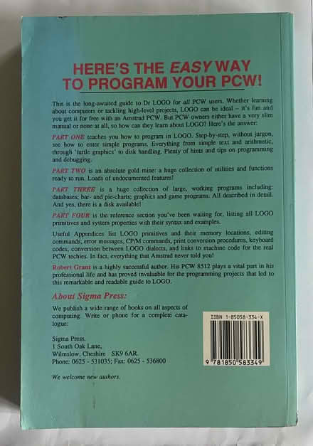 Photo of free Amstrad PCW logo book (Fords Farm RG31) #2