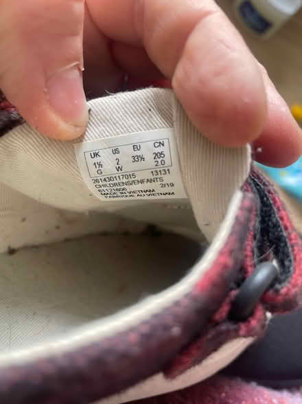 Photo of free Size 1.5 Velcro shoes (Maldon CM9) #3