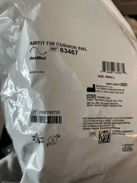 Photo of free CPAP masks & filters, NEW, unopened (Geneva, IL) #4