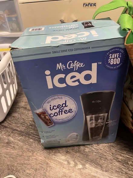 Photo of free new ice coffee maker (9335 lee hwy Fairfax) #1