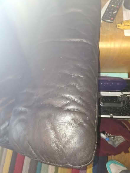 Photo of free Black Leather recliner (BA2) #2