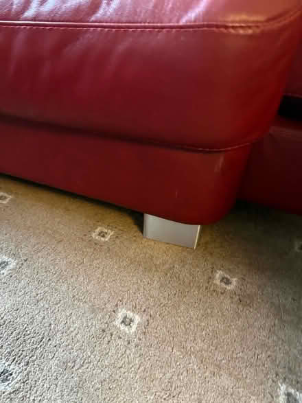 Photo of free Red 2 seater sofa (Borrowash DE72) #2