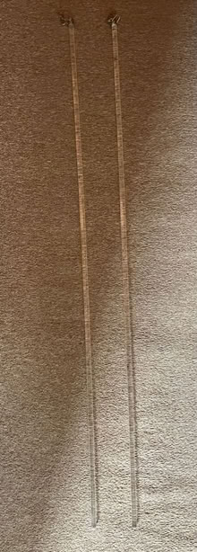 Photo of free 2 x curtain pull poles (Hastings, TN35) #1