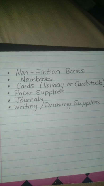 Photo of List of Items Pictured (Bay City, MI) #1