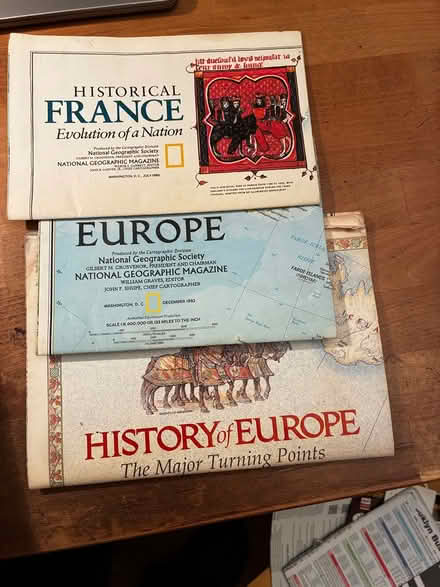 Photo of free Large number of maps, European (Brooklyn/Kensington) #1