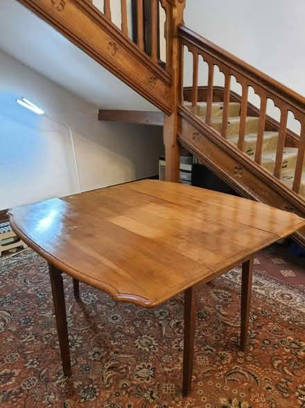 Photo of free Antique Oak folding table (Stroud central) #1