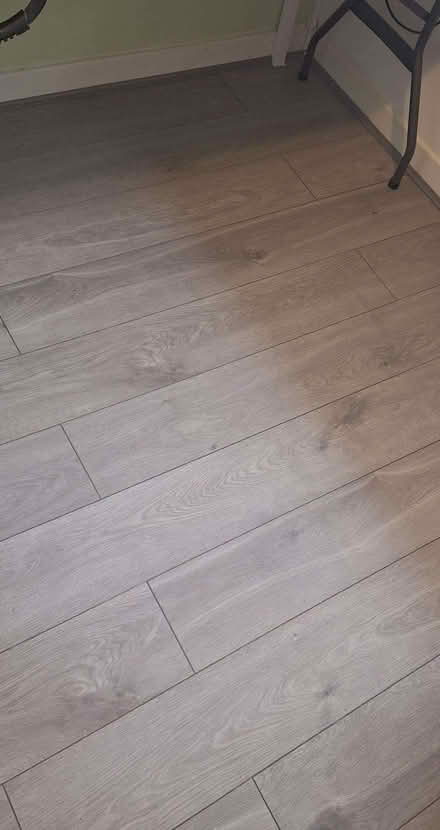 Photo of free Wickes Elderwood Medium Grey Oak 12mm Laminate Flooring & Ed (Ysceifiog CH8) #2