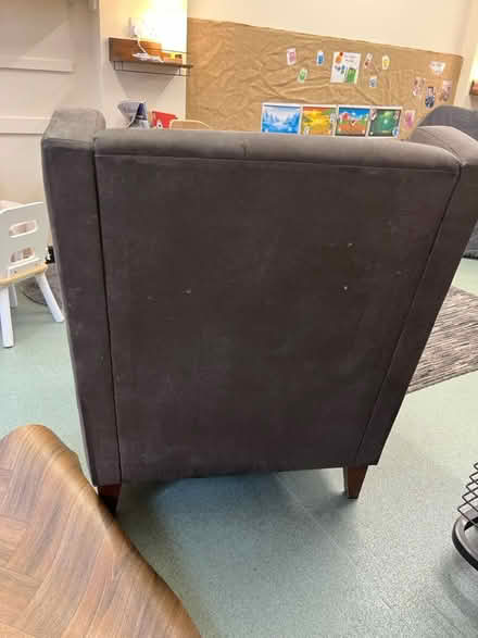 Photo of free Large grey armchair (Carnforth LA5) #1