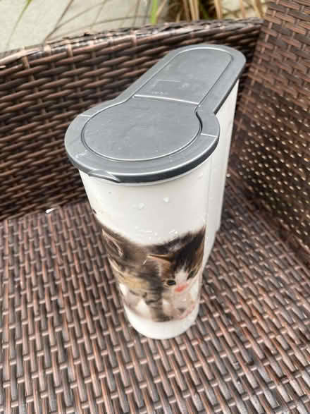 Photo of free Cat kennel/house and cat biscuit container (Bow E3) #2