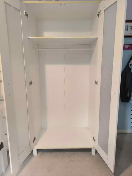 Photo of free IKEA Aneboda White Bedroom Wardrobe (Petts Wood BR5) #2