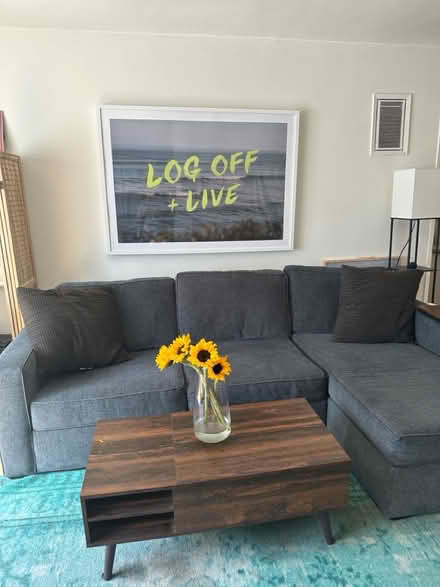 Photo of free Blue Sectional Couch (Marina Del Rey) #2