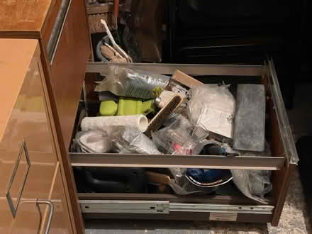 Photo of free 2 drawer wood filing cabinet (Rochester) #3