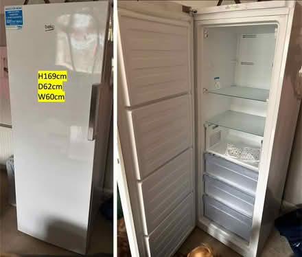 Photo of free Upright white freezer (KT8) #1