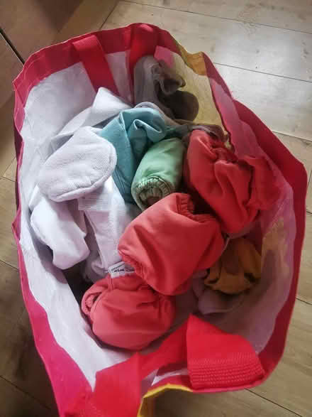 Photo of free Bag of newborn reusable nappies (Idle BD10) #1