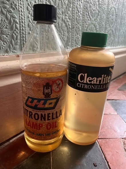 Photo of free Two bottles of citronella lamp oil (Montague Street area NN16) #1