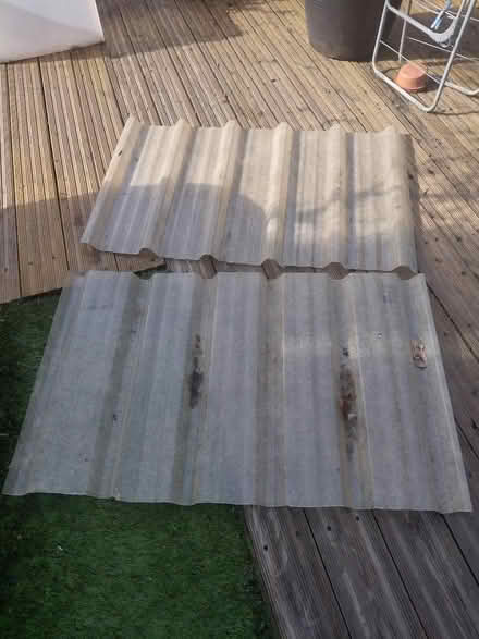 Photo of free 3 x sheets of fibre corrugated (chingford E4) #1