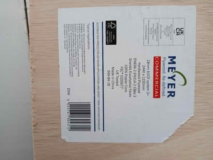 Photo of free Plywood sheet (18mm deep) (West Bridgford NG2) #2