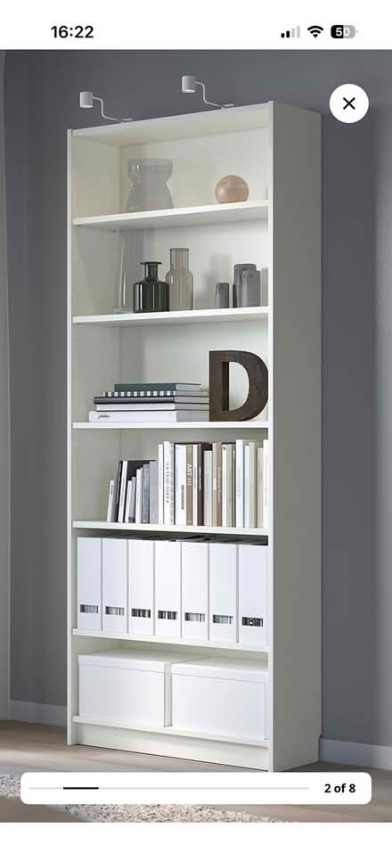 Photo of free White IKEA Billy Bookcase (Cheadle Hulme SK8) #1