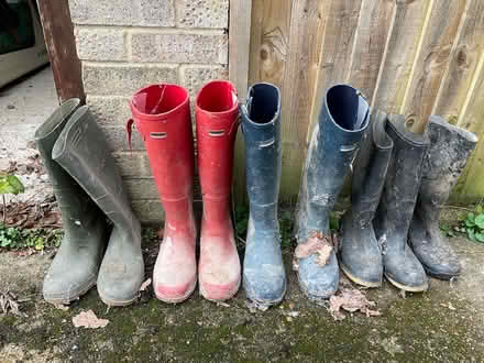 Photo of free Old wellies - for planting? (Nr Burgess Hill football club) #1