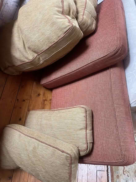 Photo of free Cushions off/cushion covers off sofa bed (Dutton PR3) #1