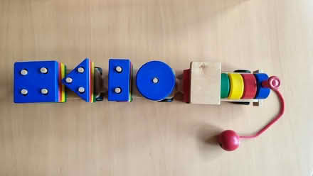 Photo of free Wooden train shape sorting toy (Earlsdon CV5) #2
