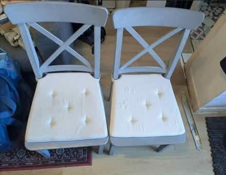 Photo of free 2x dining chairs (Wavertree L15) #1