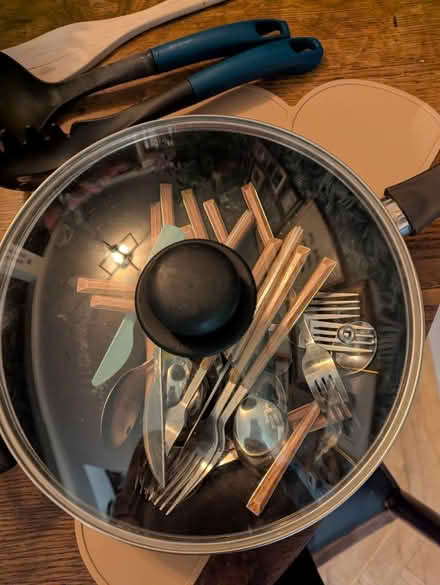 Photo of free Pan and cutlery (Richmond, TW9) #3